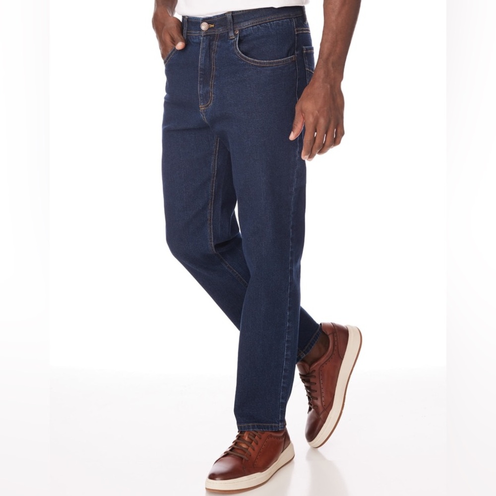 Scandia Woods Classic-Fit Hidden-Elastic Waist Flex Jeans Size 44S